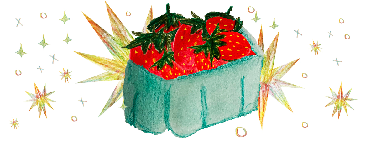 Summer Strawberries by Amelia Mellberg