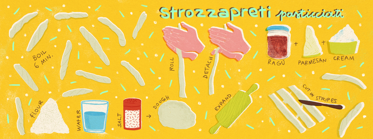 Strozzapreti pasticciati by Elisa Caroli