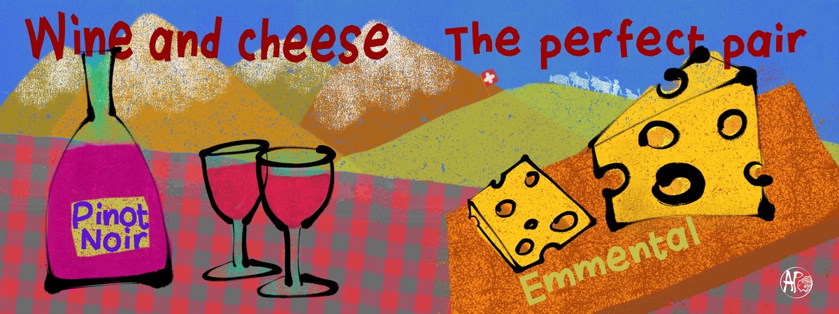 Wine and Cheese, the perfect pair by Anita Perez