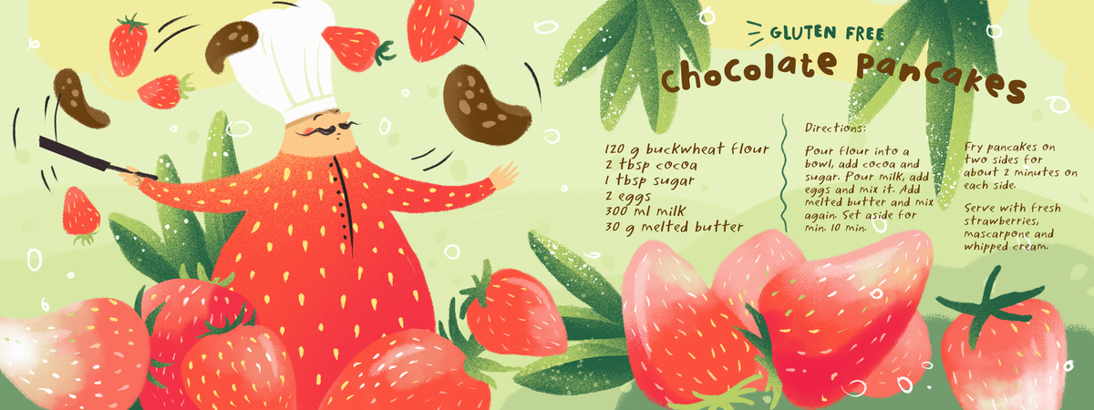 Chocolate Pancakes - gluten free by Beata Zurawska