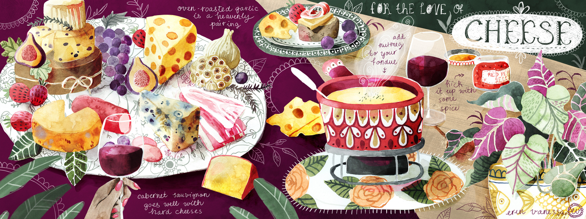For the Love of Cheese by Erin Vanessa