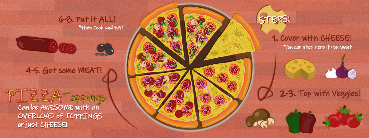 Pizza Toppings by Joem Bautista