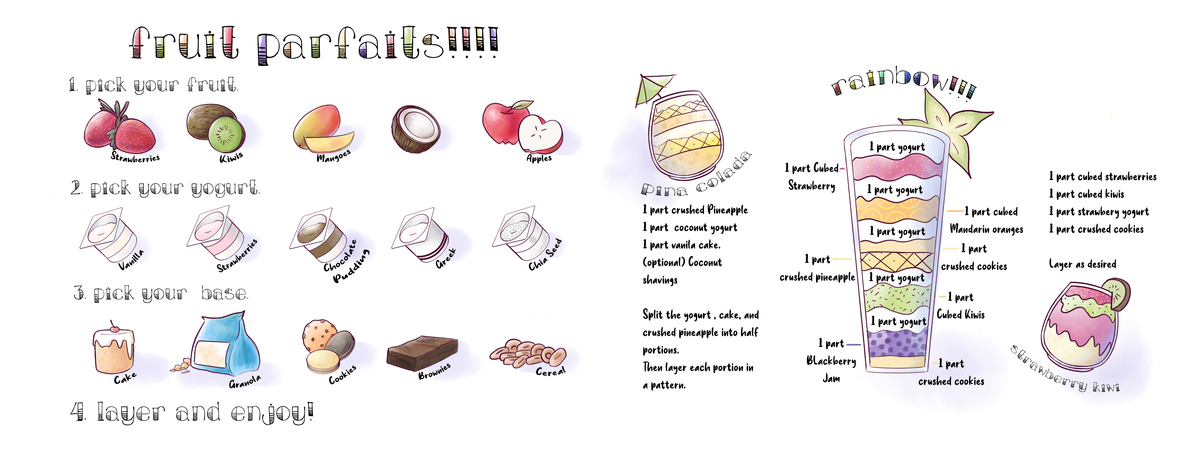 Fruit Parfaits by Kyarra