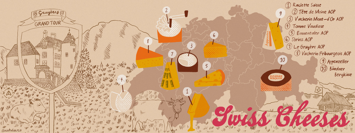 Swiss Cheeses by nataliaoro