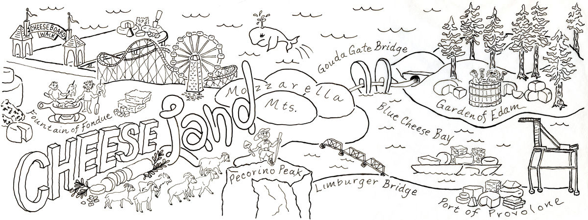 Cheese Land by Karen Barry Design