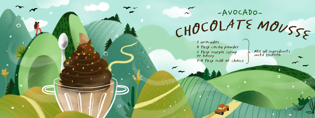 Avocado Chocolate Mousse by Beata Zurawska
