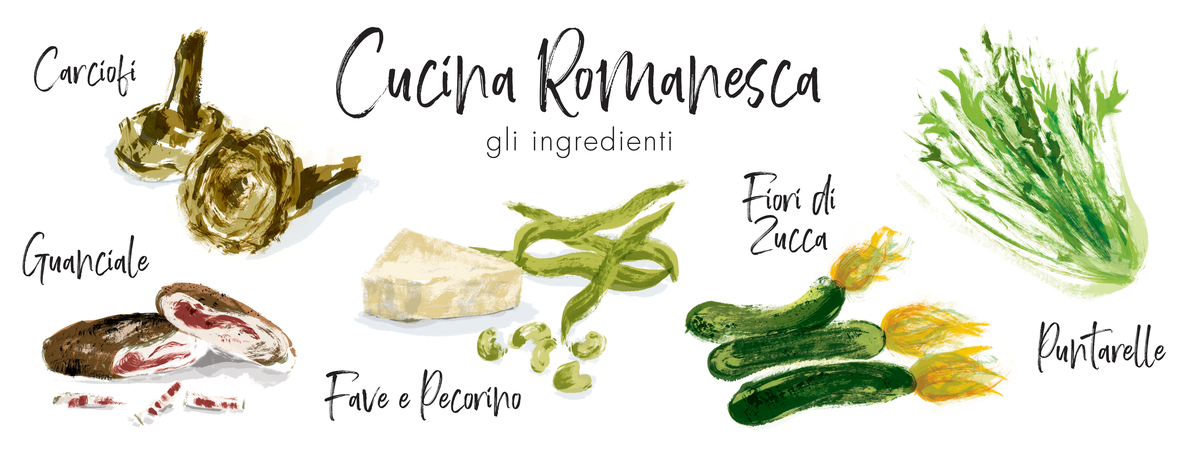 Cucina Romanesca by Sarah Finan Illustration