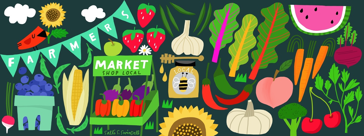 ColorFULL Farmer's Market by Salli S. Swindell