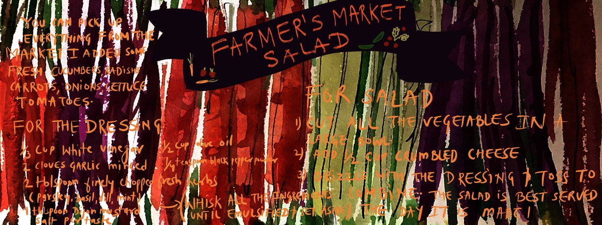 Farmer’s market recipe by Charu Jain