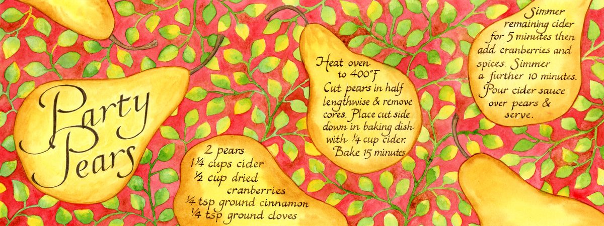 Party Pears by Alison Kolesar