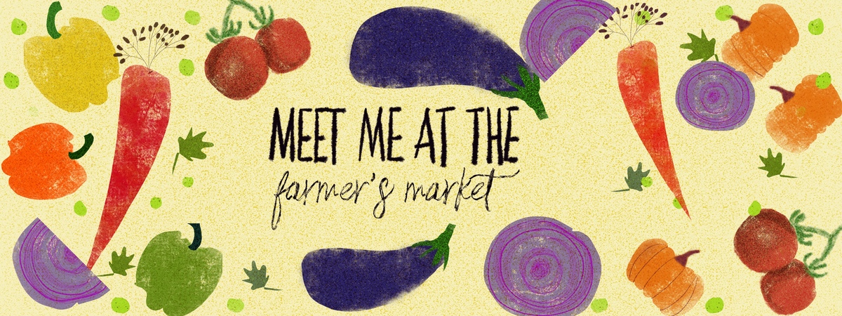 Meet me at the farmers markets by Charu Jain