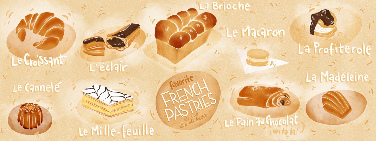 Favorite French Pastries by Koosje Koene