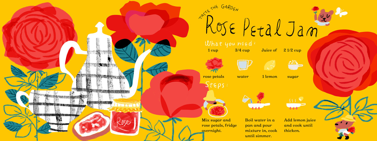 Farmer's market- Rose Petal Jam by Cani