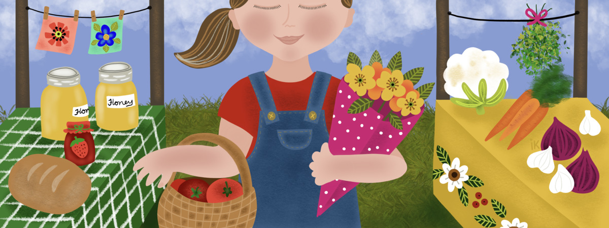Play Along - Farmer’s Market Theme by ingriddrawsandknits