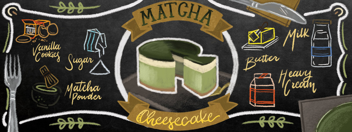 Matcha Cheesecake by melgatch