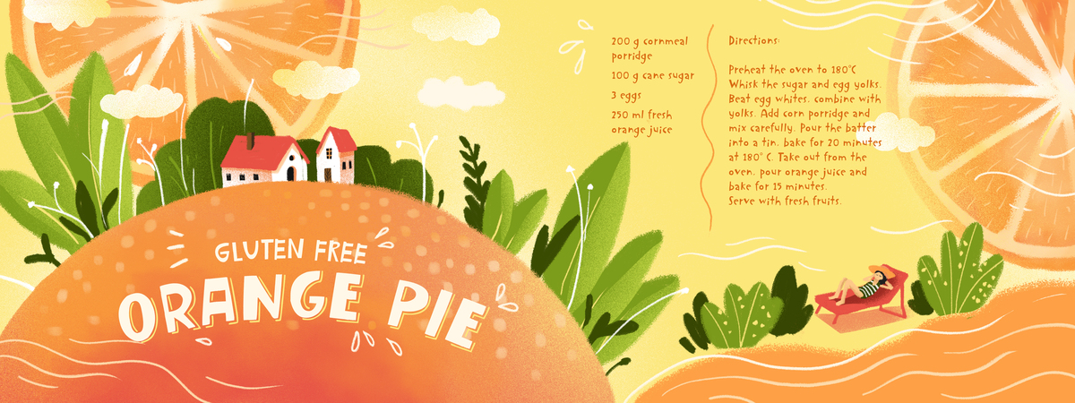 Orange Juice Pie by Beata Zurawska