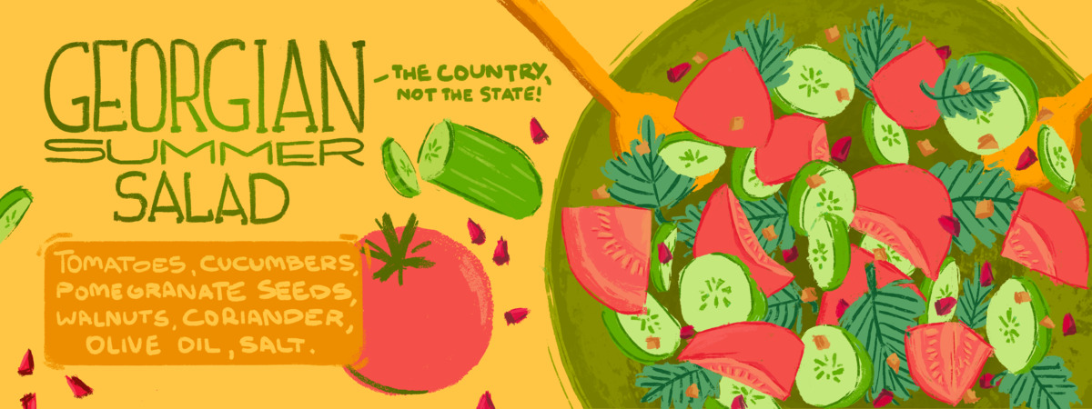Georgian Summer Salad by Alex Beglova