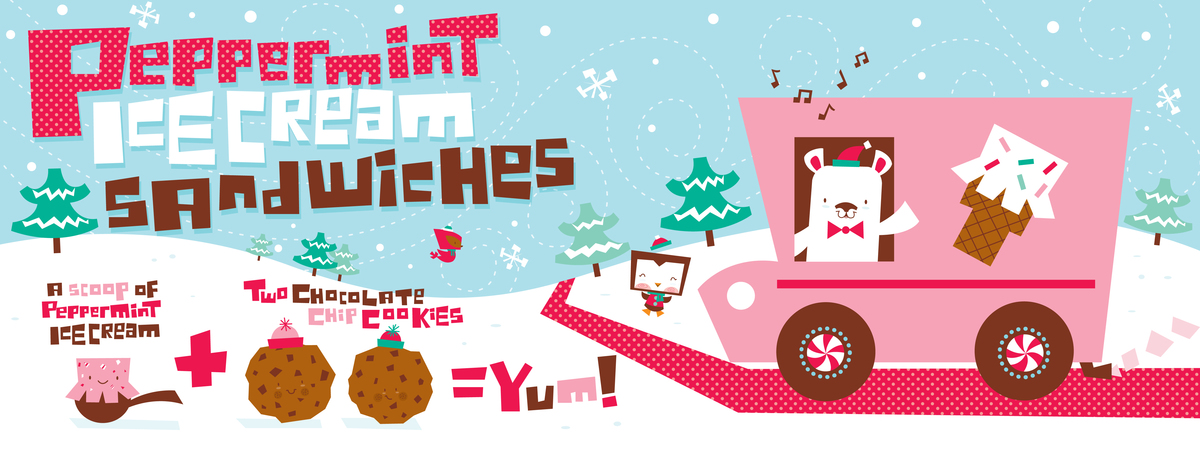 Peppermint Ice Cream Sandwiches by Tamara Henderson