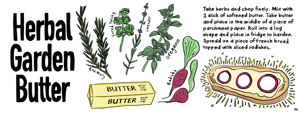 Herbal Garden Butter by Hanna Kirby