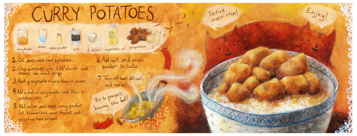 Curry Potatoes by Tiffany Chan