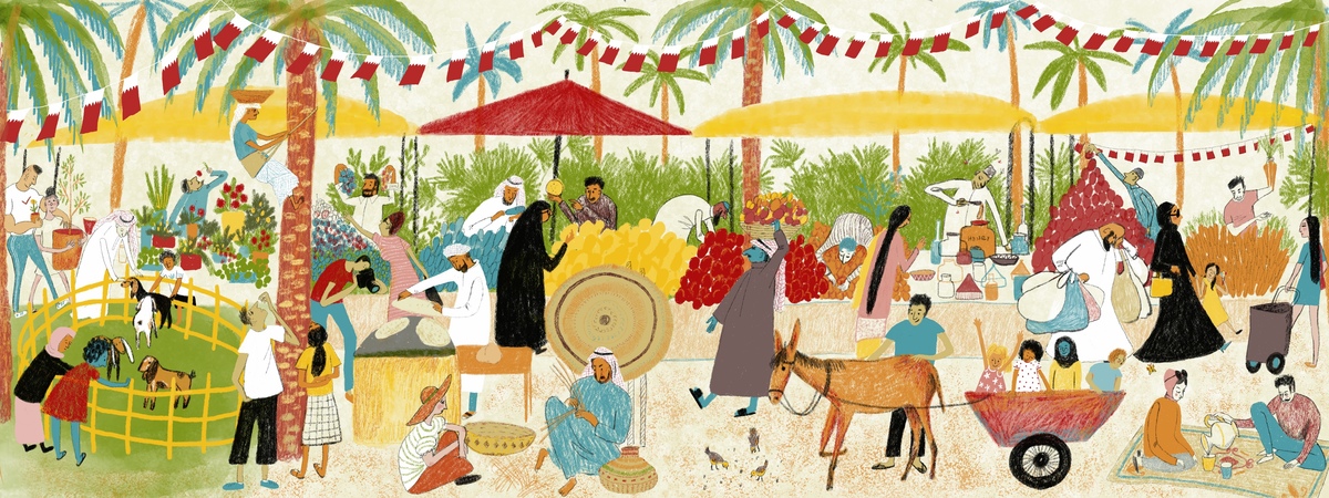 Bahrain Farmer’s Market by Juliana Oakley