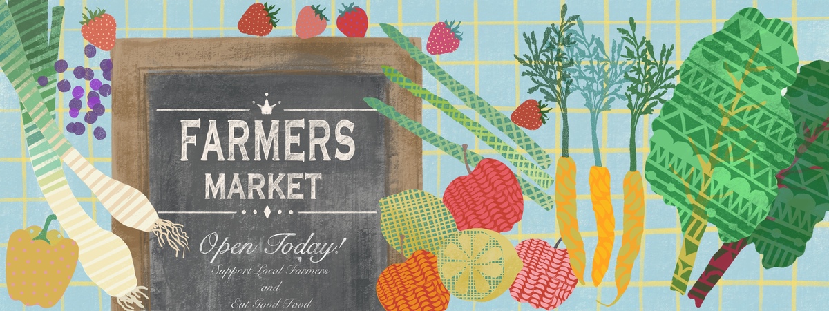 Farmers Market by Mayumi Sasage