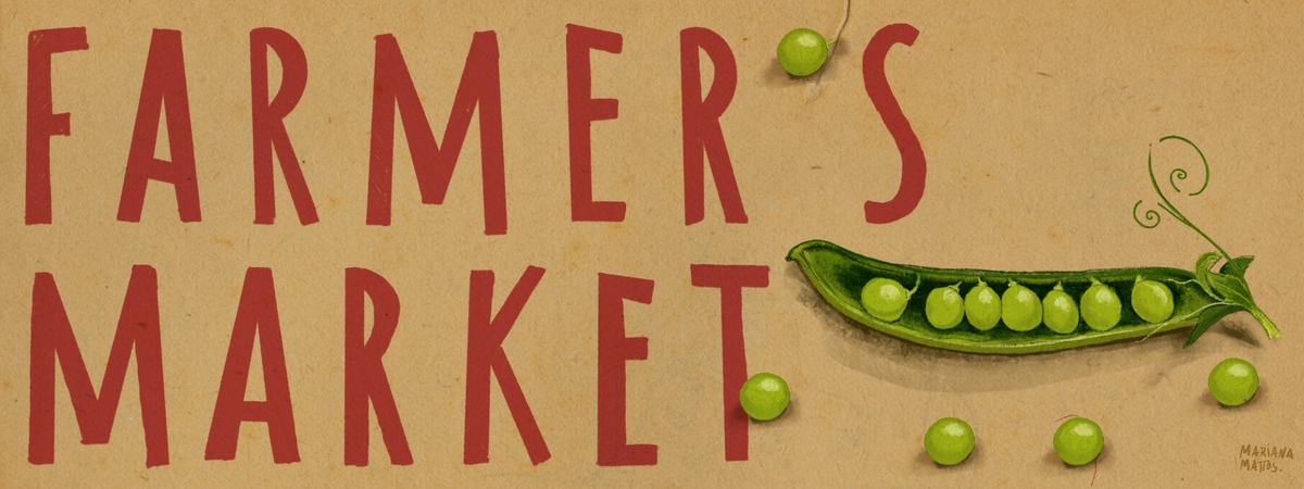 Farmer’s market peas by Mariana Mattos