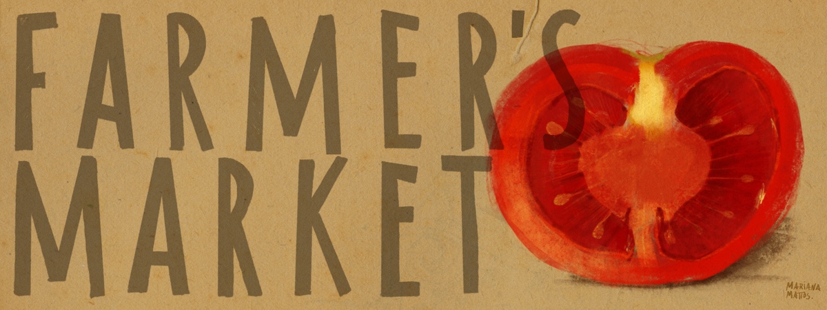 Farmer’s market tomato by Mariana Mattos