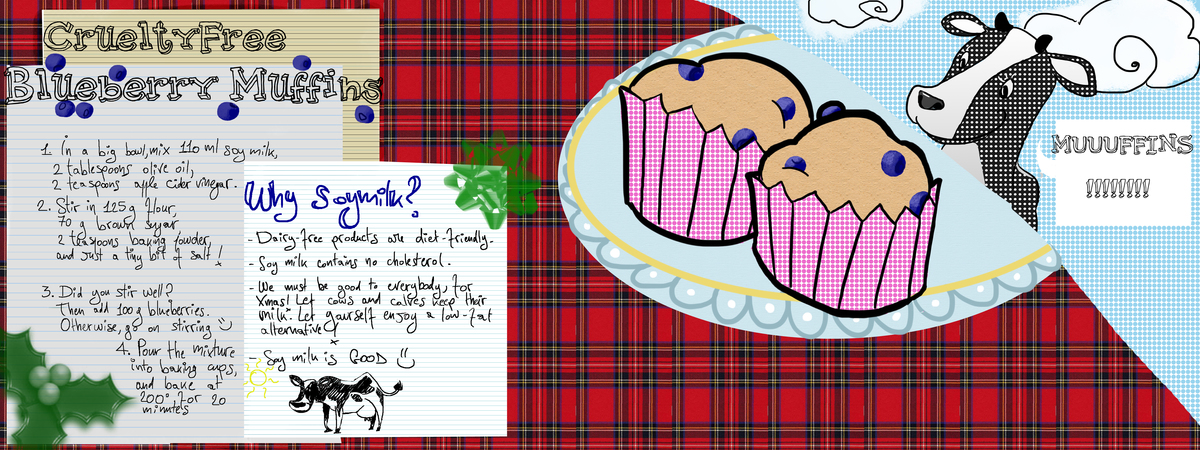 Cruelty Free Blueberry Muffins by Margherita Mariani