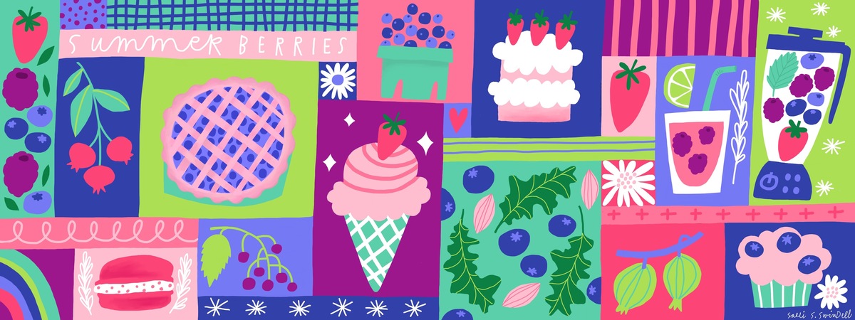 Summer Berries by Salli S. Swindell