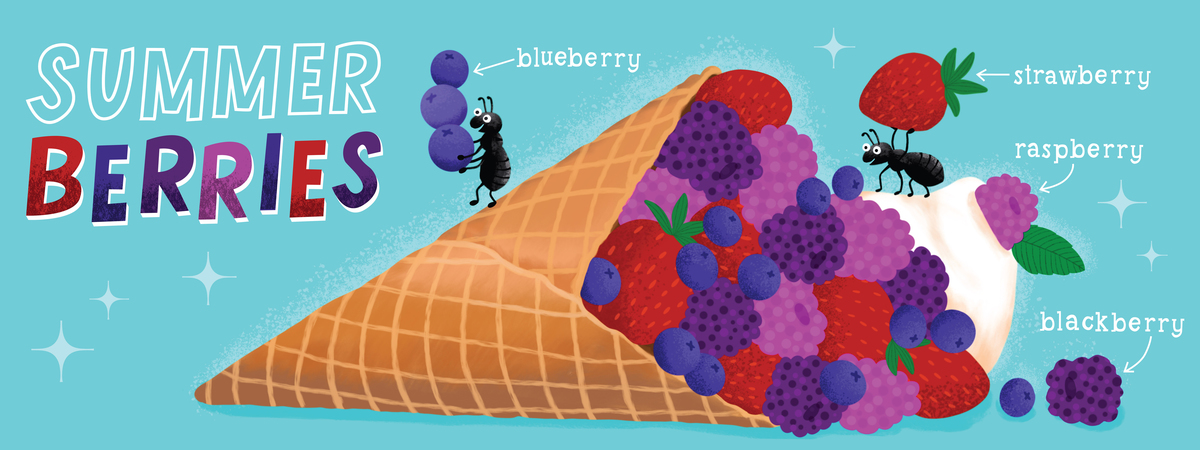 Summer Berries by Lisa Kubenez