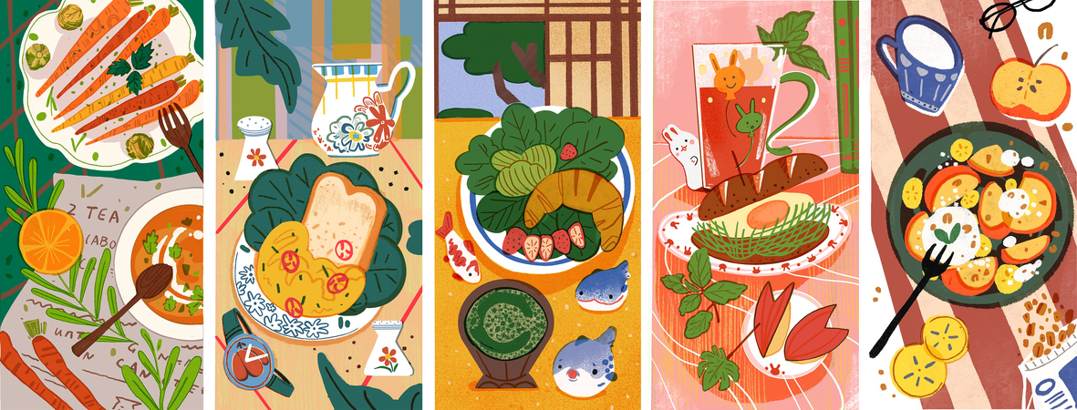 breakfast everyday 2 by jialeidraws