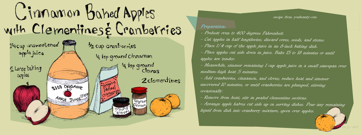Cinnamon Baked Apples by Matina Granieri