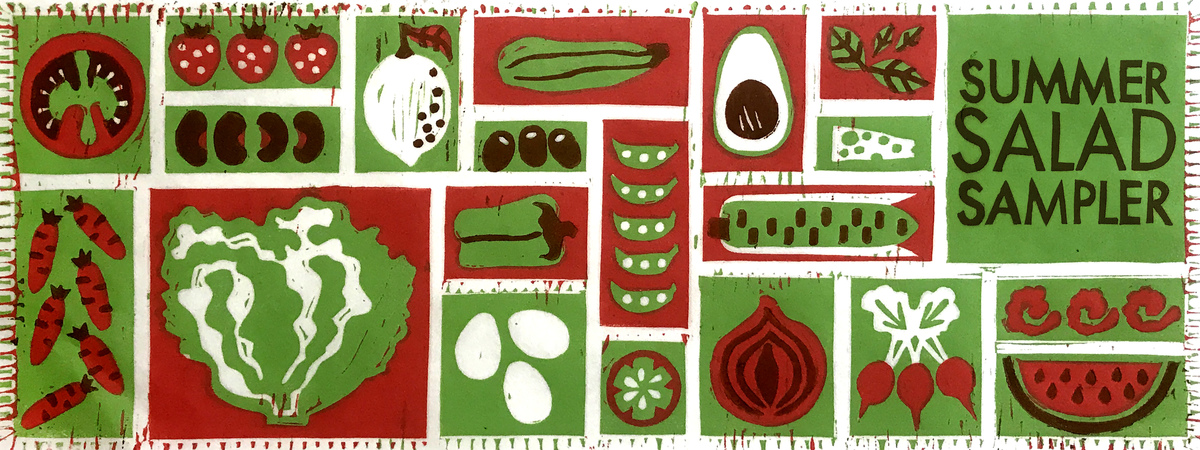 Summer Salad Sampler by Marcia Spoor