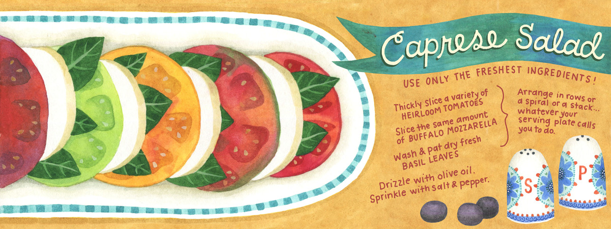 Classic Caprese Salad by Stephanie Peterson Jones