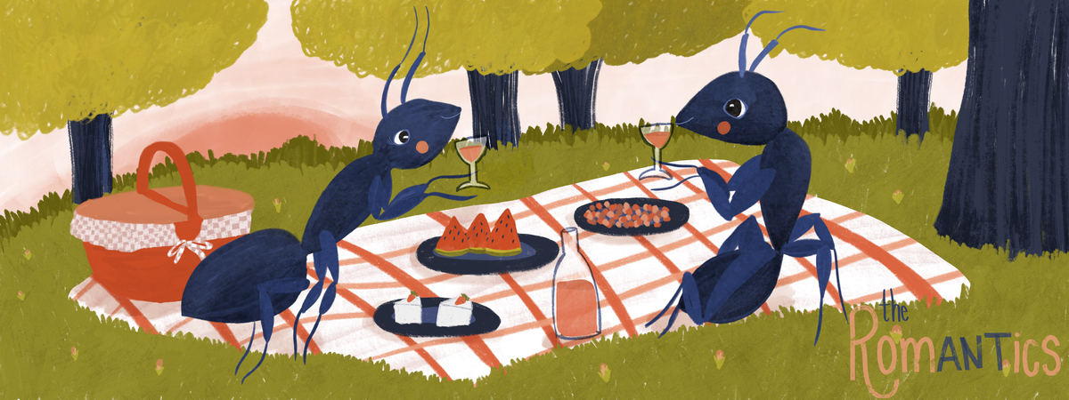 Sunset Ant Picnic by Harmony Cornwell