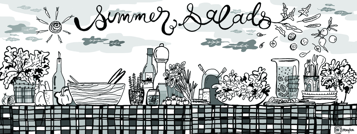 Summer Salads - Vege(table) by Mayha-Suaysom