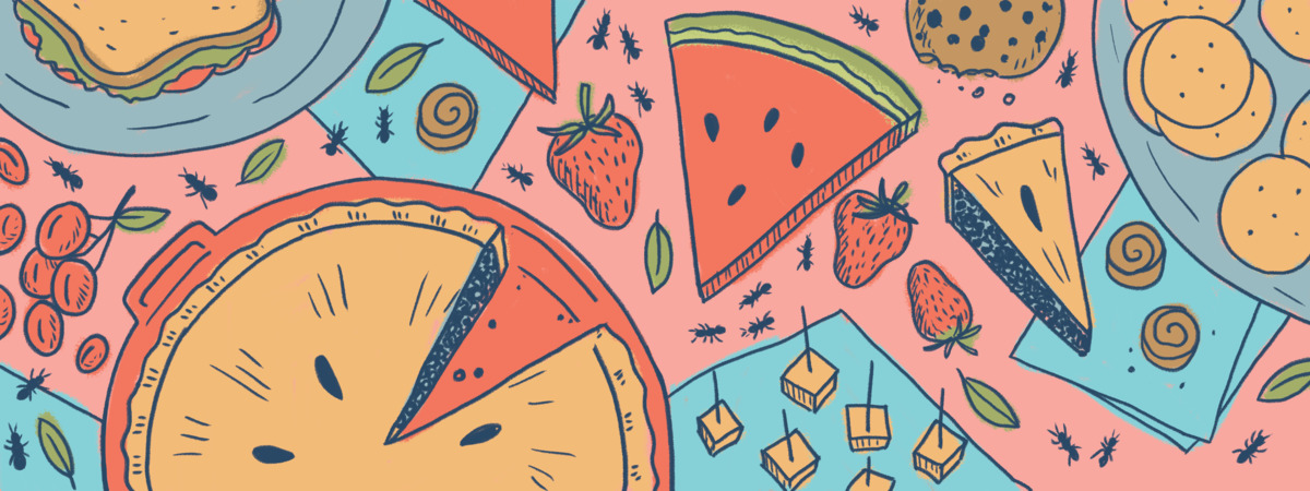 Picnic Invasion by Mary Scarlett LaBerge