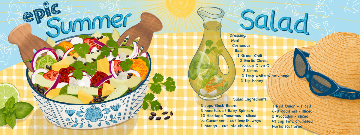 Epic Summer Salad by Allie Gibson
