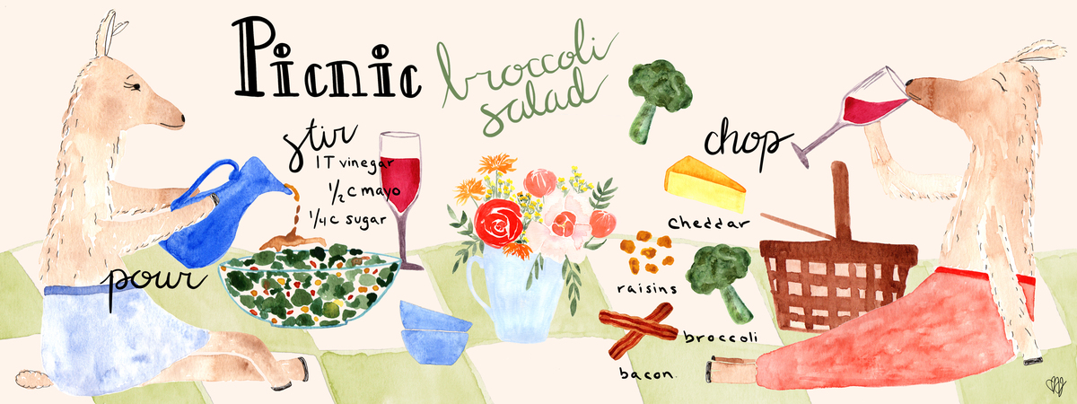 Picnic Broccoli Salad by Ashlee June
