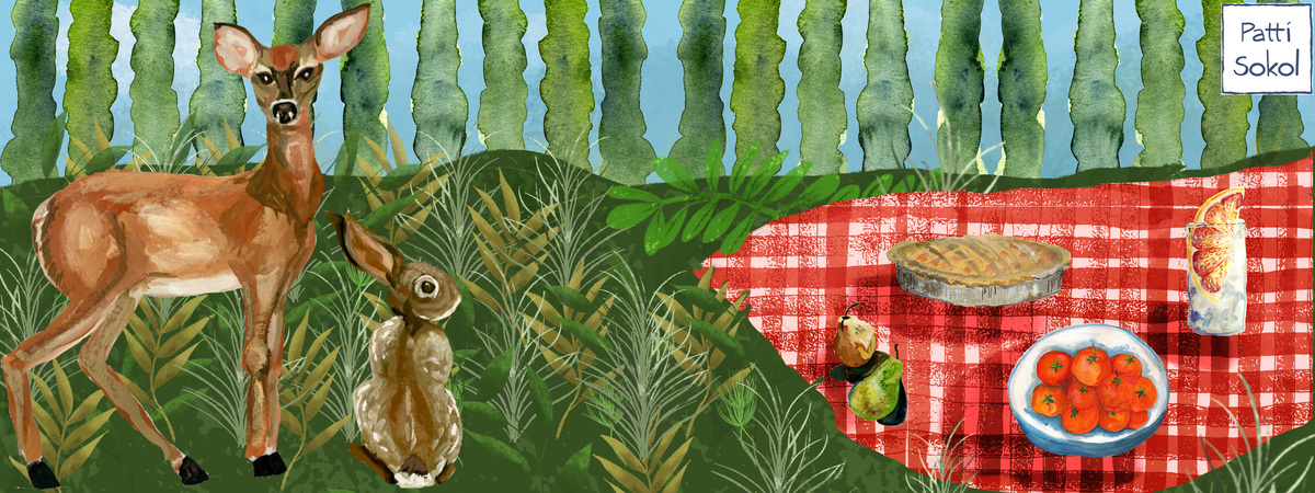 Handpicked Design Challenge-Woodland Picnic by Patti Sokol