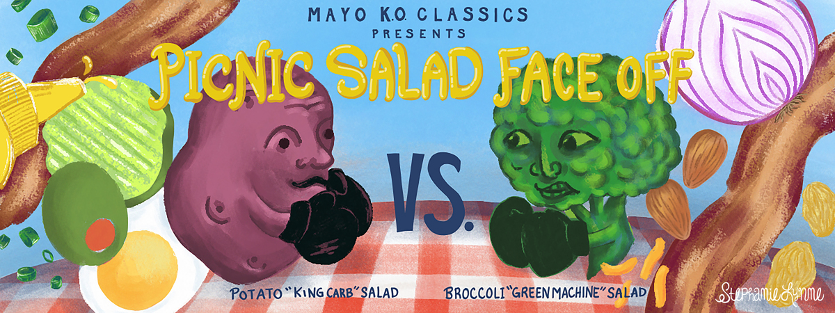 Picnic Salad Face Off by Stephanie Lynne