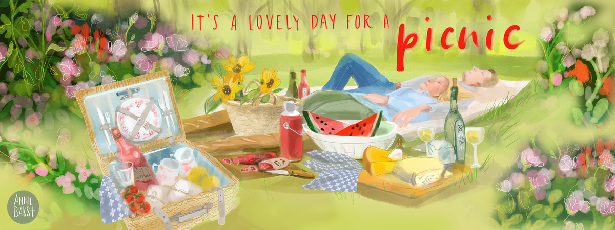It's a Lovely Day for a Picnic by Annie Bakst