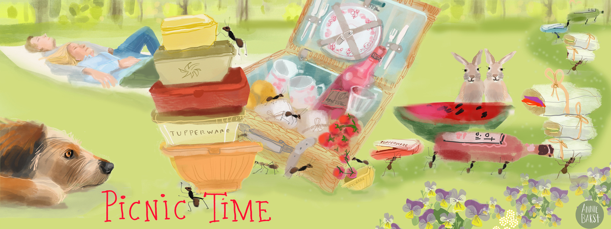 Picnic Time by Annie Bakst