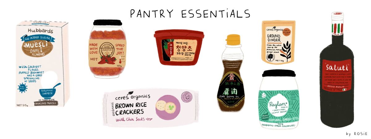 Pantry essentials! by Rosie Park