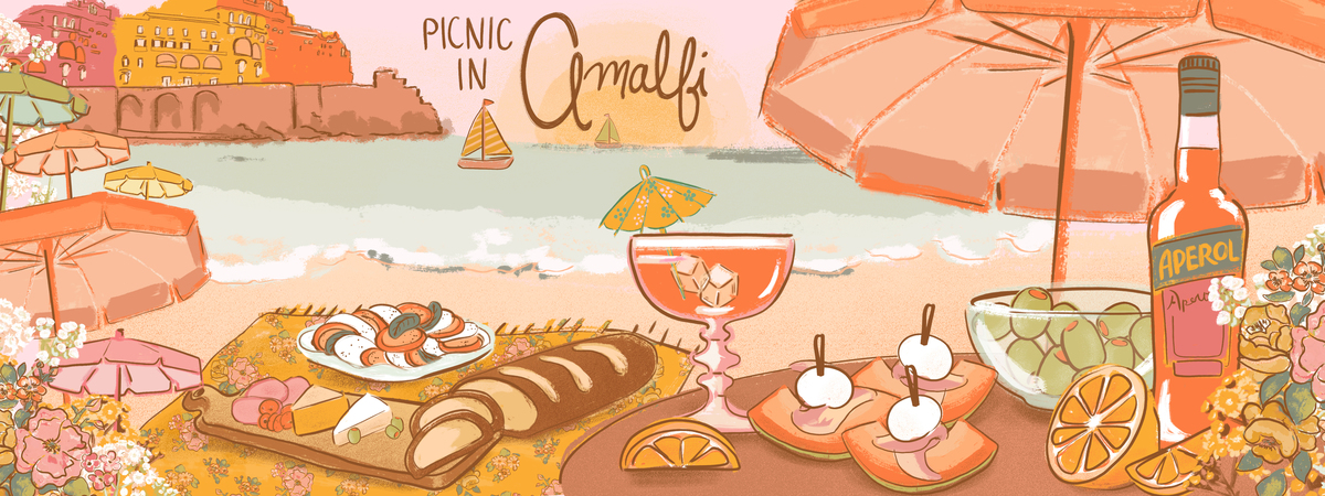 Picnic In Amalfi by Vignetterie