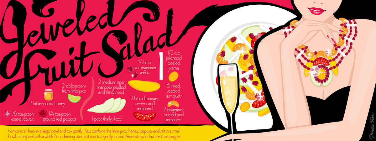 Jeweled Fruit Salad by Monika Roe