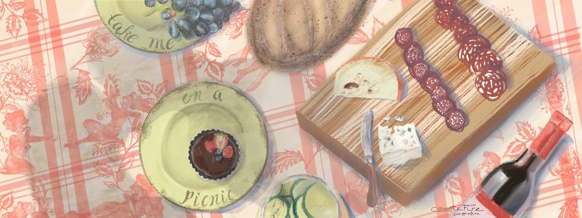 Take Me On a Picnic by Coyote Fire Illustration