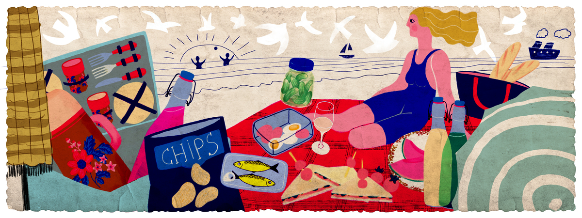 Sunset picnic by Patricia Lebedel