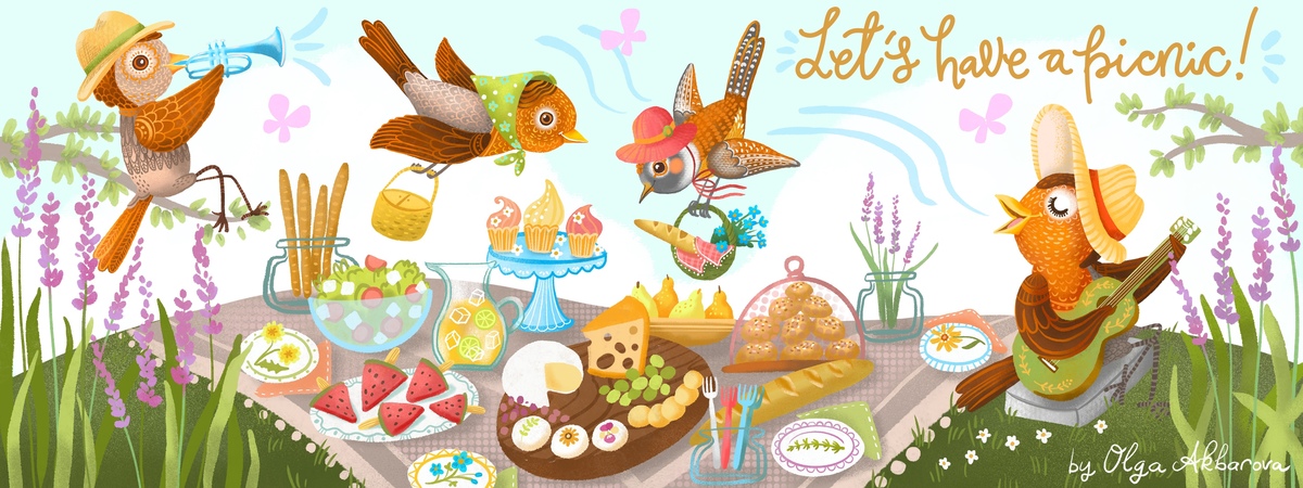 Let’s have a picnic! by Olga Akbarova